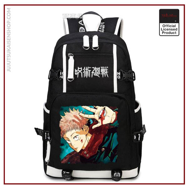Anime Jujutsu Kaisen Yuji Itadori Backpack Cosplay Canvas Bag Schoolbag Travel Bags 2 - OFFICIAL ®Jujutsu Kaisen Merch