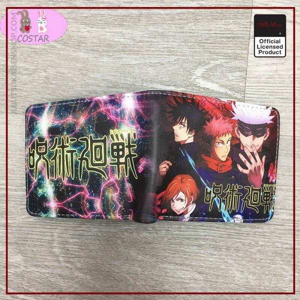 COSTAR New Anime Jujutsu Kaisen Itadori Yuji Fushiguro Megumi Gojo Satoru Printed Wallet Pu Material Holders 1 - OFFICIAL ®Jujutsu Kaisen Merch