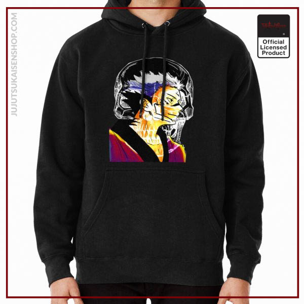 ®Jujutsu Kaisen Hoodie -Romen Sukuna from Watercolor Drawn in Sunset Color Vibes Anime Hoodie RB1901