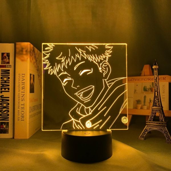 Anime Jujutsu Kaisen Led Night Light Yuji Itadori Lamp for Bedroom Decor Birthday Gift Yuji Itadori 1 - OFFICIAL ®Jujutsu Kaisen Merch