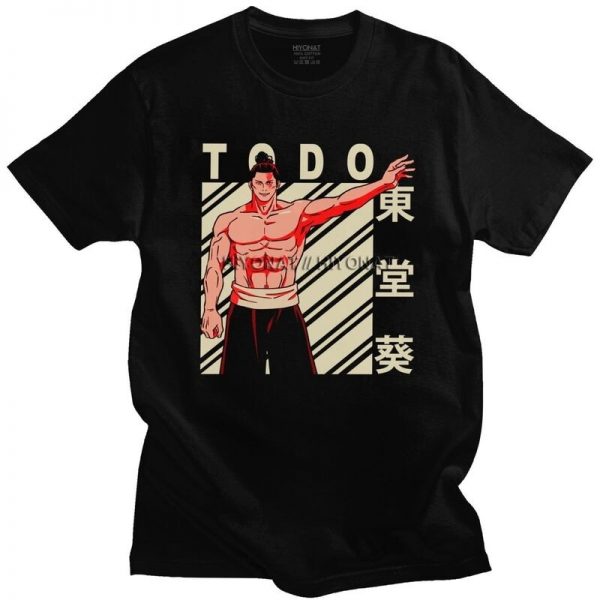Aoi Todo T Shirt Men Soft Cotton Tshirt Handsome Tee Tops Short Sleeves Jujutsu Kaisen Yuji - OFFICIAL ®Jujutsu Kaisen Merch