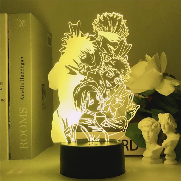 Jujutsu Kaisen 3D Illusion LED Night Light Manga Itadori Yuji Fans Kids Creative Gifts Table Lamps 2 - OFFICIAL ®Jujutsu Kaisen Merch