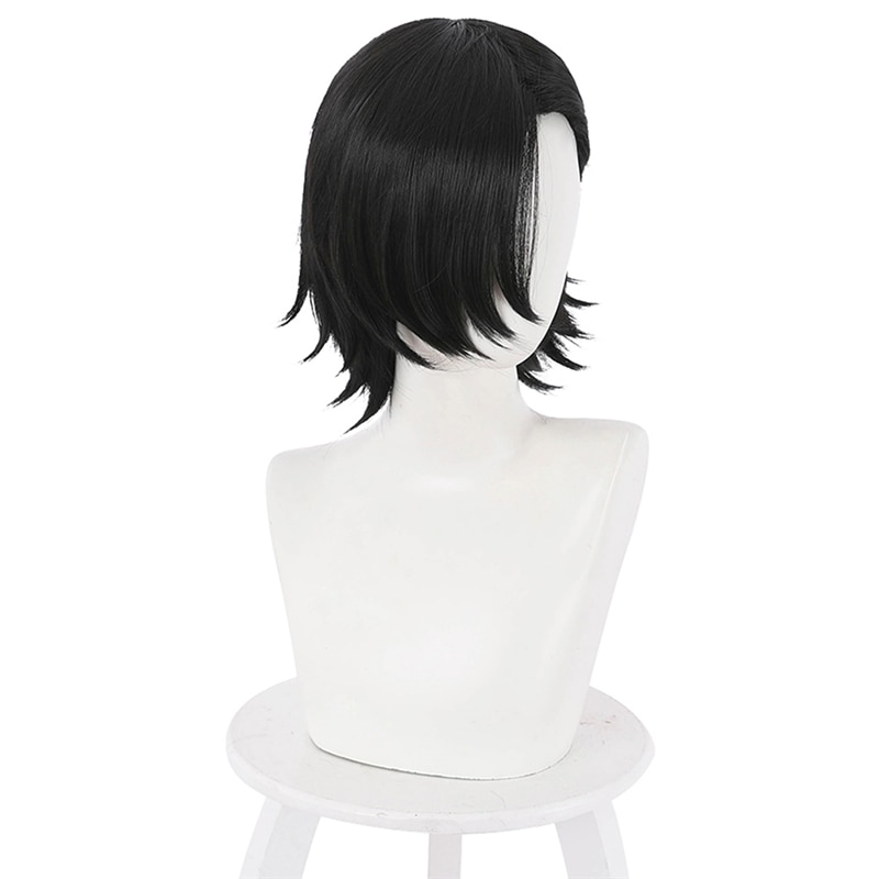 Yoshino Junpei Cosplay Wigs Anime Jujutsu Kaisen Black Heat Resistant Synthetic Hair Wig Pelucas