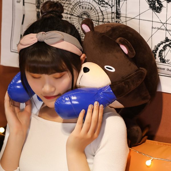 38 50CM Anime Jujutsu Kaisen Gojo Satoru Theme Cute Bear Soft Stuffed Plush Dolls Pillow Puppet 3 - OFFICIAL ®Jujutsu Kaisen Merch