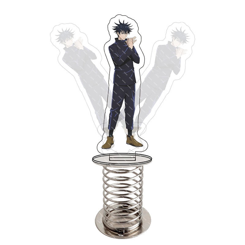 2021 Jujutsu Kaisen Gojo Satoru Funny Standing Figure Anime Desk Display Stands Ornaments Shaking Shaking Acrylic Standing Plate