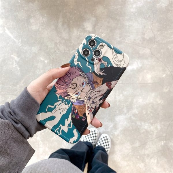 Cartoon Anime Jujutsu Kaisen Yuji Itadori Fushiguro Megumi Phone Case For IPhone 13 12 11 Pro 2 - OFFICIAL ®Jujutsu Kaisen Merch