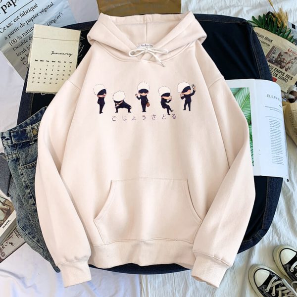 Jujutsu Kaisen Printing Mens Sweatshirts Japan Comics Sweatshirts Anime Casual Fashion Streetwear Oversize Loose Male Hoodies - OFFICIAL ®Jujutsu Kaisen Merch