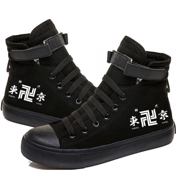 New Fashion Anime Tokyo Revengers Shoes Casual High Top Canvas Sneakers Flat Sports Shoes - OFFICIAL ®Jujutsu Kaisen Merch