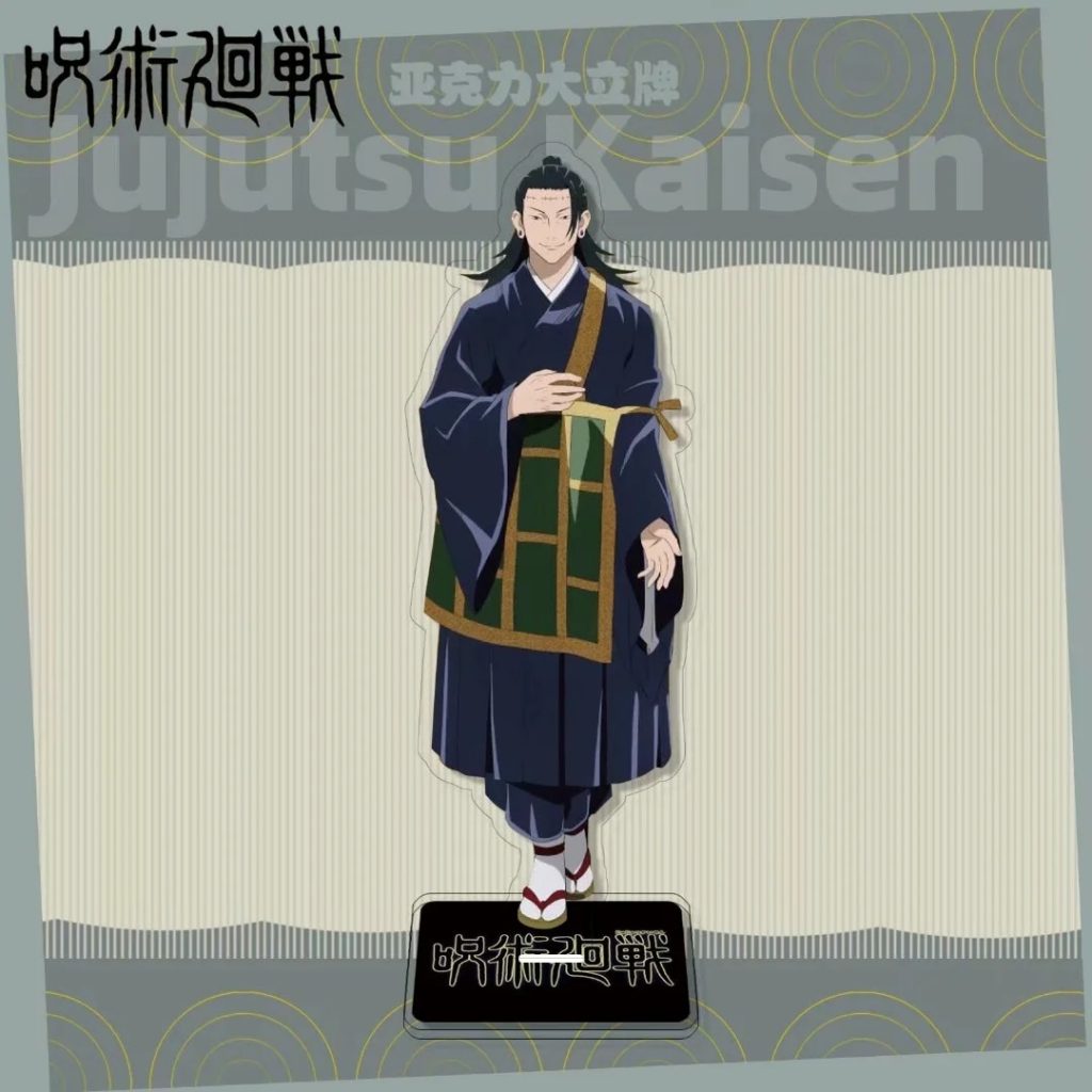 Anime Jujutsu Kaisen Big Acrylic Figure Geto Suguru Gojo Satoru Stand Model Toys Kawaii Accessories For Boys Girls Gifts
